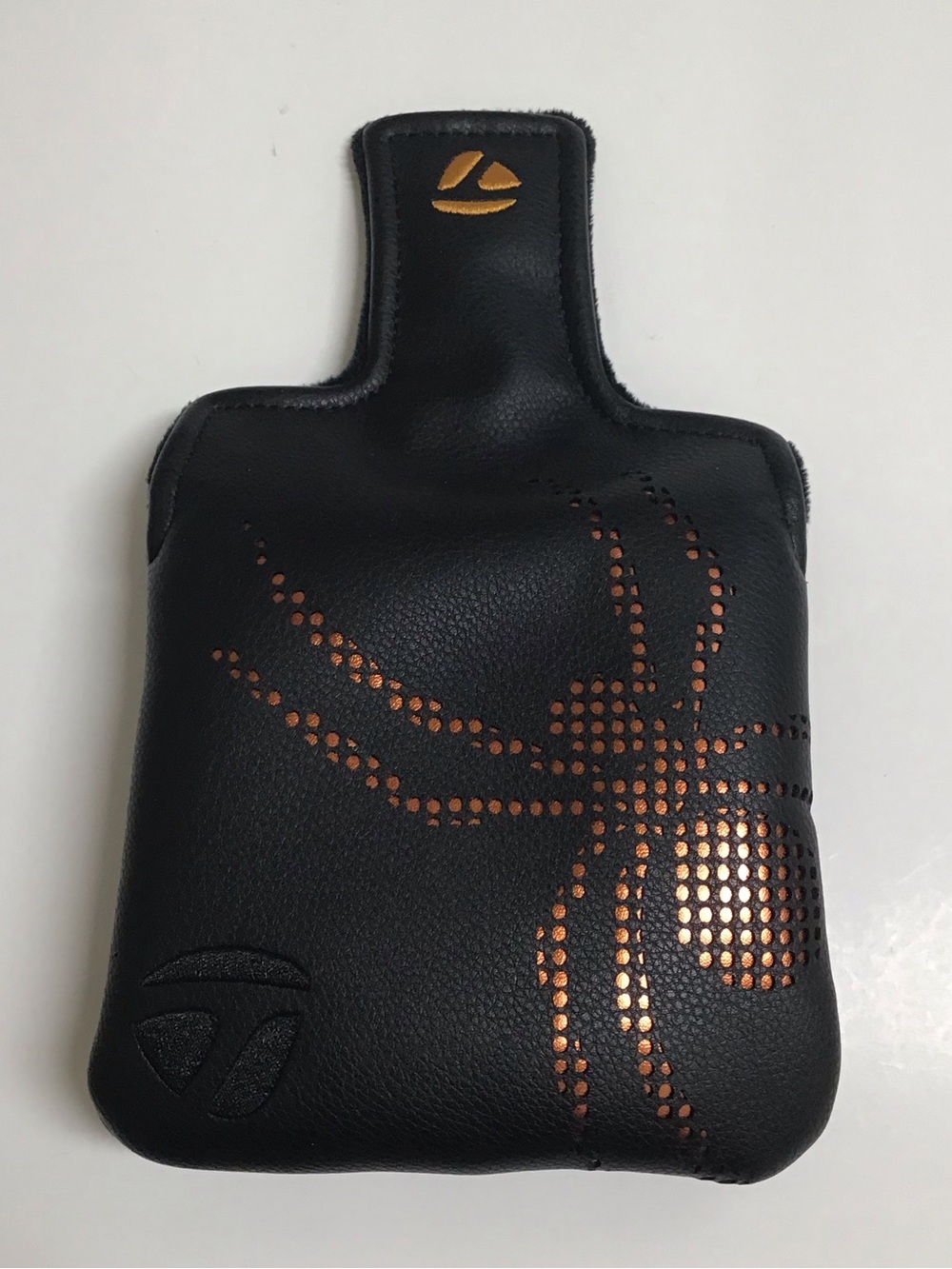 TaylorMade Golf Spider Tour X Black/Copper Mallet Putter Headcover Faux Leather